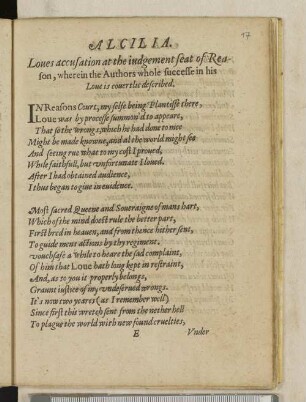 Loues accusation at the iudgement seat of Reason, ...
