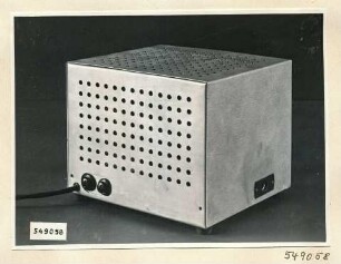 Fernsehsender, Bauteil, Bild 1; Foto 1954