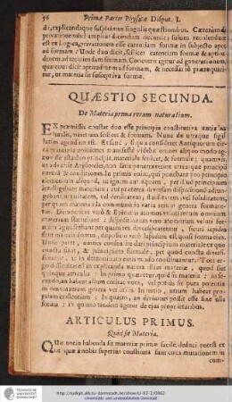QUAESTIO SECUNDA.