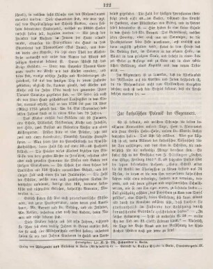 122 Zur katholischen Polemik der Gegenwart
