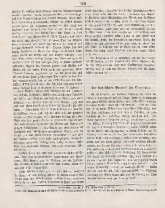 122 Zur katholischen Polemik der Gegenwart