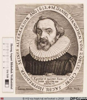 Bildnis des Daniel Hänichen