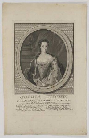 Bildnis der Sophia Hedwig, Prinzessin von Dänemark und Norwegen