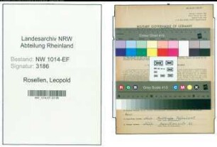 Entnazifizierung Leopold Rosellen , geb. 31.12.1900 (Schleifer)