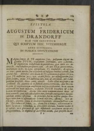 Epistola ad Augustum Fridericum de Drandorff