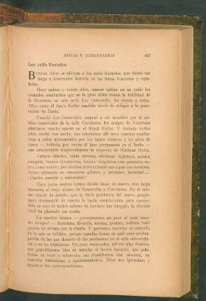 Los cafés literarios