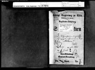 Die Organisation der jüdischen Synagogengemeinden des Kreises Mülheim