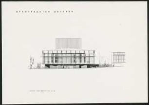 Stadttheater, Bottrop: Ansicht Nordosten