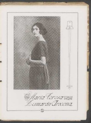 [Fotografía de] María Teresa Zumarán Arocena