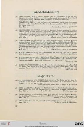 Glasmalereien (Nr. 380-385)