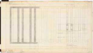 Reichsluftfahrtministerium, Berlin: Balkone in den Fliegerhöfen [V2/V4] (Bronze-Gitter): Ansicht 1:1