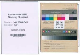 Entnazifizierung Heinz Dietrich , geb. 22.04.1915 (Kaufm.Angestellter)