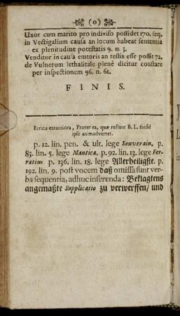Errata extantiora [...]