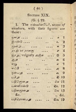 40 - 44, Section XIX