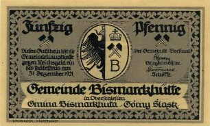 Gutschein - 50 Pfennig