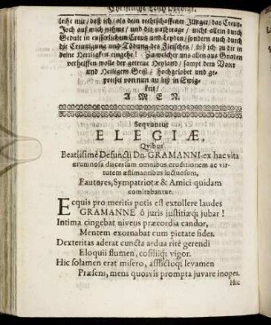 Sequuntur Elegiæ