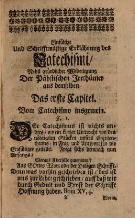 Anti-Papismus e catechismo gnēsiōs demonstratus