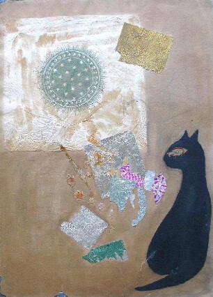 Schwarze Katze