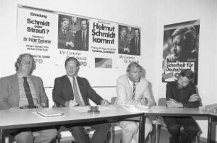 Beginn des Wahlkampfs der SPD, Kreisverband Karlsruhe, für die Bundestagswahl am 5. Oktober 1980
