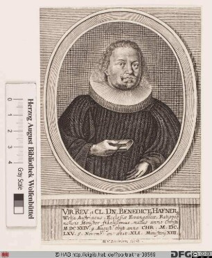Bildnis Benedict Hafner