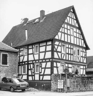 Fachwerkwohnhaus; Egelsbach, Schulstraße 49