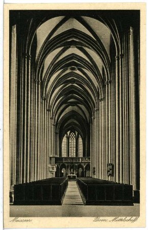 Meißen. Dom - großes Mittelschiff