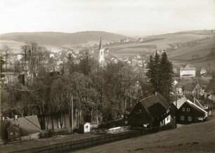 Neuhausen (Erzgebirge). Ortsansicht von Nordwesten