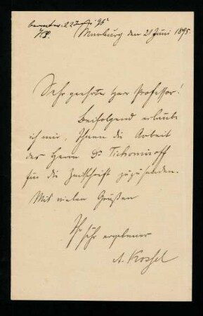 Marburg, 21.06.1895.