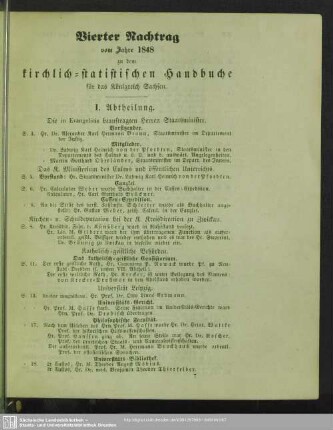 Vierter Nachtrag