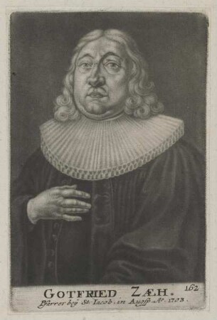 Bildnis des Gottfried Zaeh