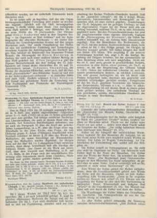 442-443 [Rezension] Utitz, Emil, Mensch und Kultur