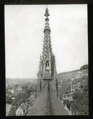 Frauenkirche, Ebenblick des Turmes von Osten