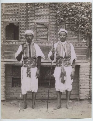 zwei Bedienstete, Ägypten: Ansicht
