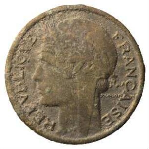 Fundmünze, 50 Centimes (FRF), 1937