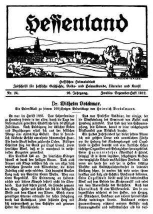 Nr. 24, Zweites Dezember-Heft 1912