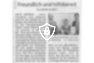 Freundlich und hilfsbereit