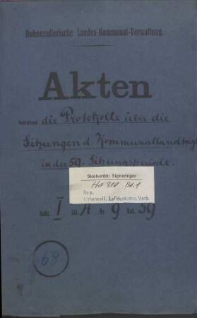Außerordentlicher Landtag - Bd. 59