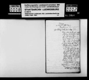 Beschreibung des Oberamts, von Steuerkommissär Roth