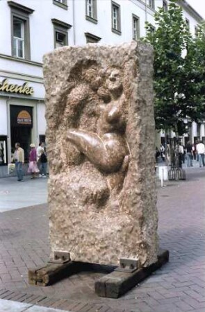 Stuttgart: Plastik in der Königstraße