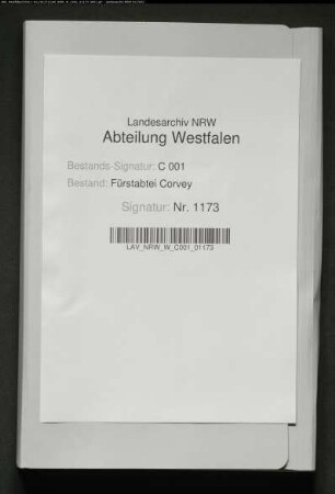 Berechnung der Mastgelder aus den corveyschen Forsten