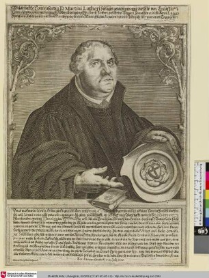 Waarhafte Contrafactur D. Martini Lutheri [...]