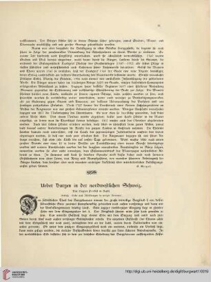 1: Ueber Burgen in der nordwestlichen Schweiz, [2]