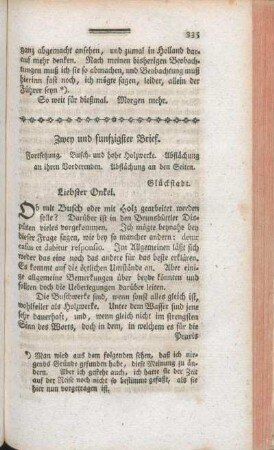 Zwey und funfzigster Brief.