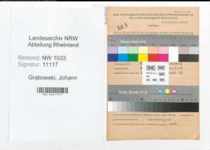 Entnazifizierung Johann Grabowski , geb. 18.09.1920 (Polizeibeamter)