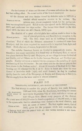 Part III. Inhabitants, institutions, and history of the district