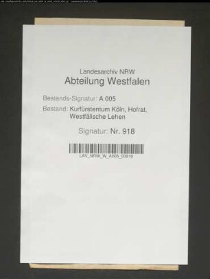 Schriftsatz aus dem Rechtsstreit von Droste zu Erwitte gegen Lehnsfiskal
