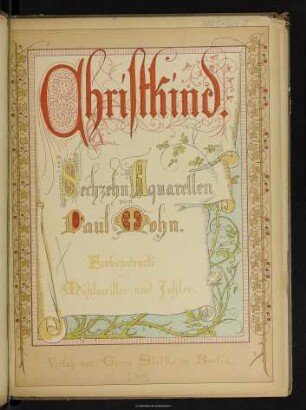 Christkind : 16 Aquarellen