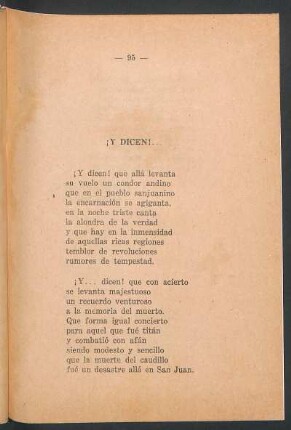 ¡Y... Dicen!...