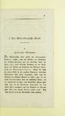 1) Der Wittenbergische Kreis