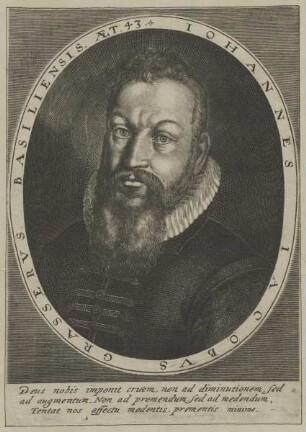 Bildnis des Johannes Jacobus Grasserus